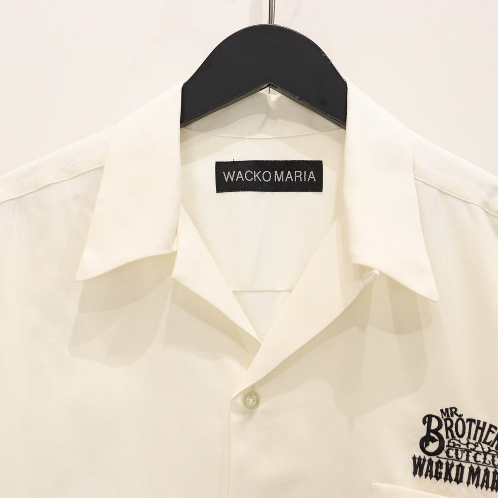 MR BROTHERS CUT CLUB | 50年代長袖襯衫 #白色 [MBCC-WM-OC02]
