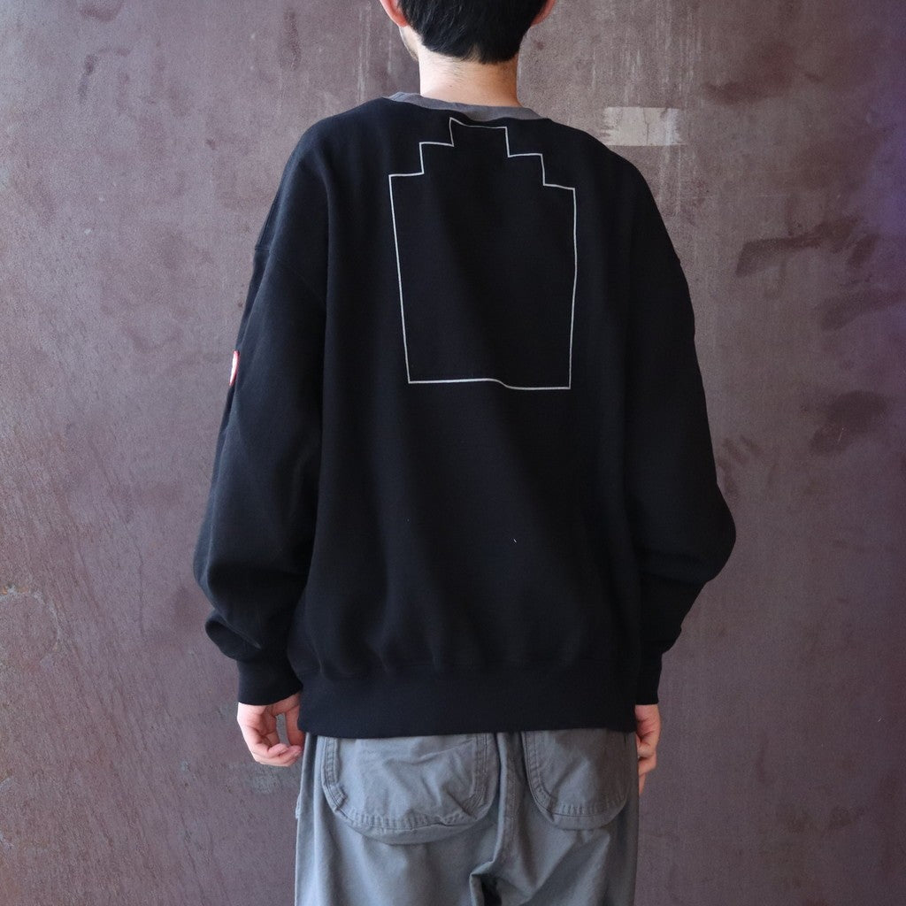 AS MCCO CREW NECK #BLACK [CES29CS10] - cocorozashi 三重県四日市市