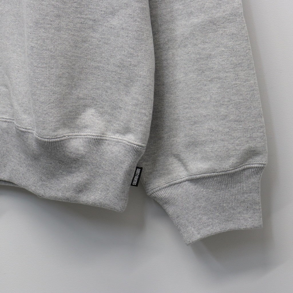 HEAVY WEIGHT CREW NECK SWEAT SHIRT #GRAY [25FW-WMC-SS05]