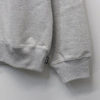 HEAVY WEIGHT CREW NECK SWEAT SHIRT #GRAY [25FW-WMC-SS05]