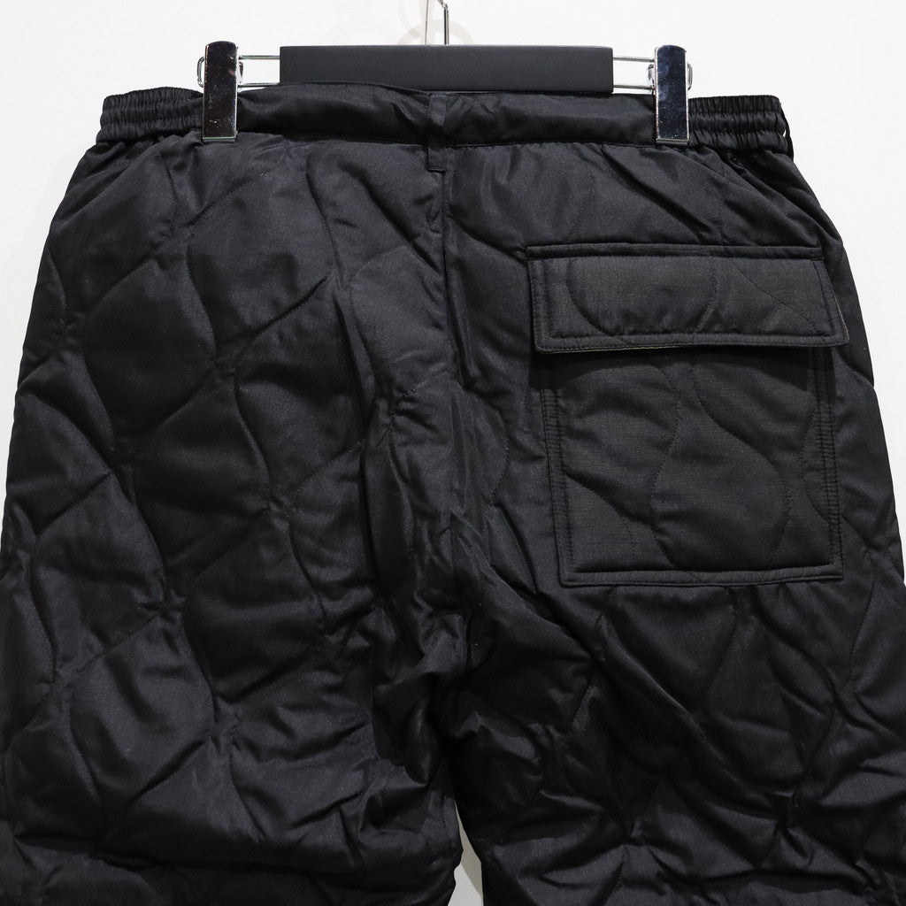 MILITARY DOWN PANTS #BLACK [TAION-131ML-1]