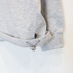 TECH DRAWSTRING TEE L/S #HEATHER GRAY [BE-31025W]