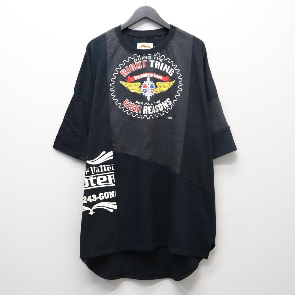 PUZZLE TEE E #BLACK [C2647909E]