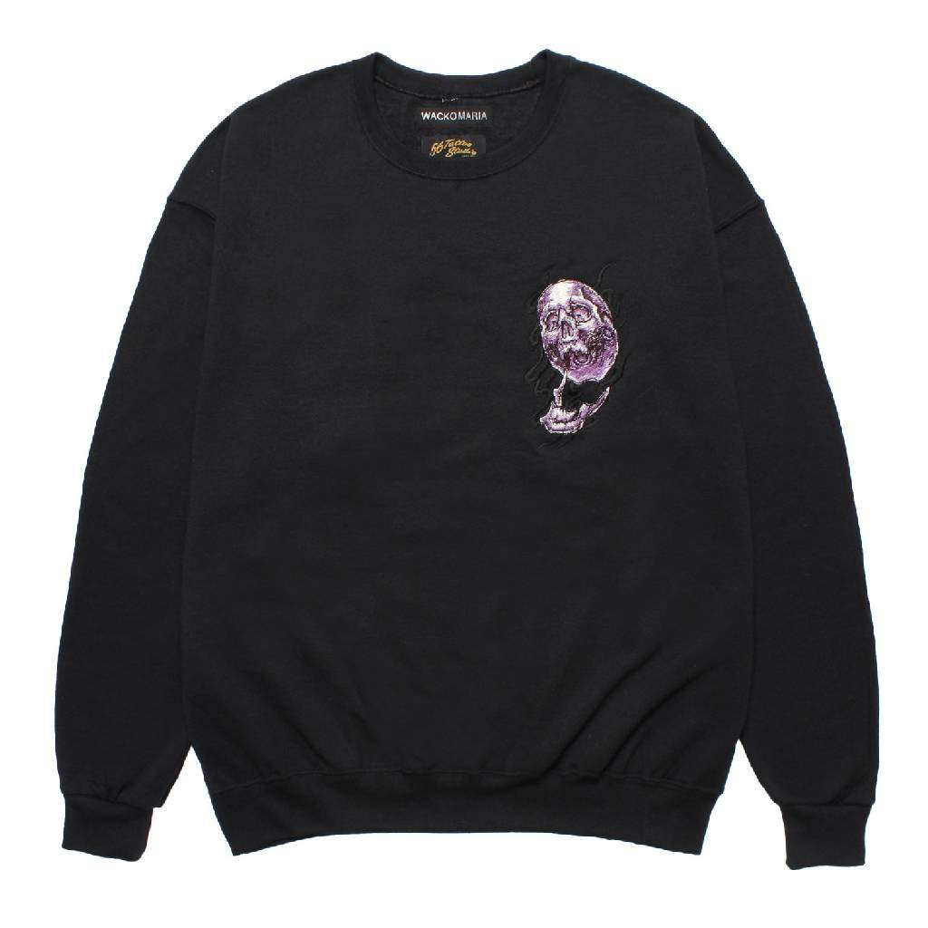 56 TATTOO STUDIO | CREW NECK SWEAT SHIRT #BLACK [56TS-WM-SS04]