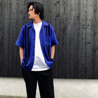 KNIT SHIRT ( TYPE-1 ) #BLUE [26SS-WMK-KN01]