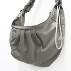TEXTURED TWILL BODY BAG #CHARCOAL [FTT36262B0007]