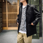 夏威夷長袖襯衫（3 型）#灰色 [25FW-WMS-HI03]