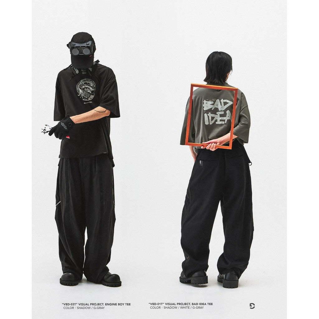 “VED-03T”視覺項目。引擎男孩T卹 #SHADOW [GOOPI-25SS-APR-04]