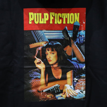 PULP FICTION | PULLOVER HOODED SWEAT SHIRT ( TYPE-1 ) #BLACK [PF-WM-SS08]