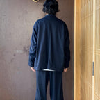 TECH LOOSE 2B JACKET FLANNEL #D.NAVY [BJ-32026W]