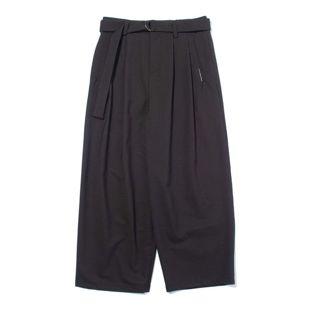 WATERPROOF TECH WOOL WIDE PANTS #Black [FPA03252U0009]