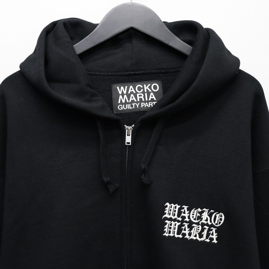 HEAVY WEIGHT FULL ZIP HOODED SWEAT SHIRT ( TYPE-2 ) #BLACK [25FW