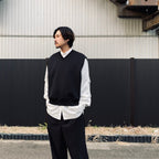 TECH REGULAR COLLAR SHIRT L/S SOLID #WHITE [BE-81026]