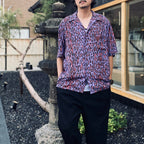 HAWAIIAN SHIRT S/S ( TYPE-4 ) #PURPLE [26SS-WMS-HI06]