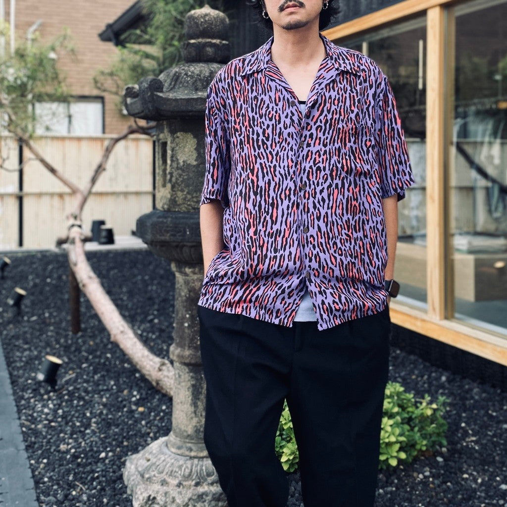 HAWAIIAN SHIRT S/S ( TYPE-4 ) #PURPLE [26SS-WMS-HI06]