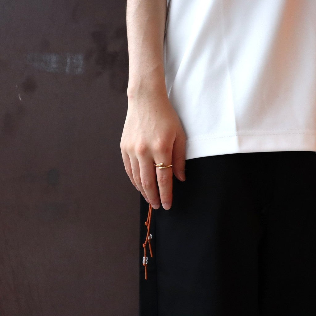 Semicircle Ring -Thin- -Gold- #GOLD [XOR087G]