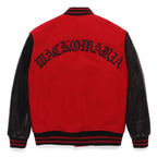 LEATHER VARSITY JACKET -B- ( TYPE-2 ) #RED [24FW-WMO-BL16]