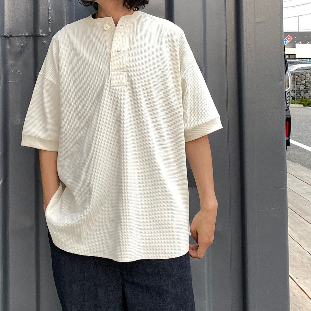 TECH THERMAL HENLEY S/S #ECRU [BE-39024]