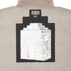 COLLARED BOA ZIP UP #KHAKI [CES26CS18]