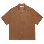 OPEN COLLAR SHIRT S/S ( TYPE-2 ) #BROWN [26SS-WMS-OC19]