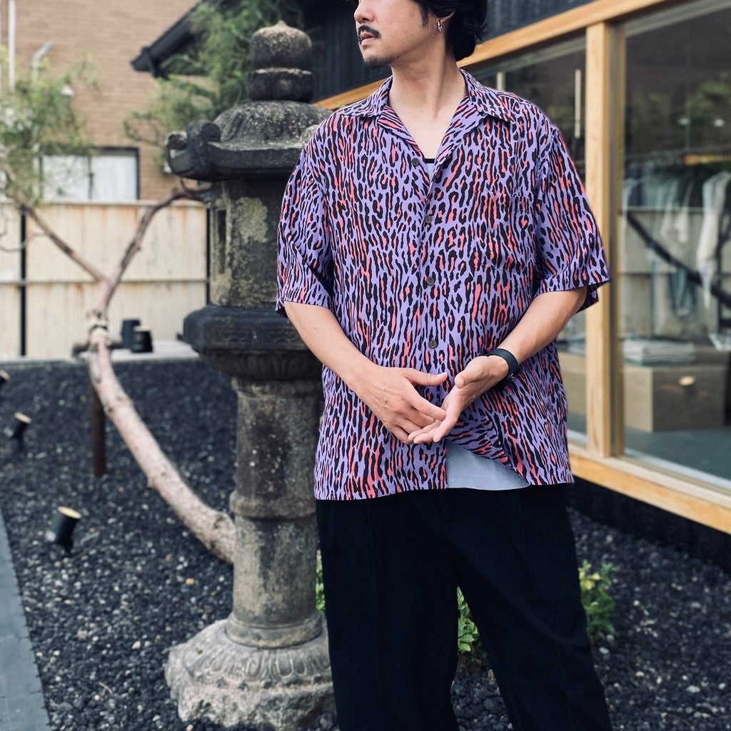 HAWAIIAN SHIRT S/S ( TYPE-4 ) #PURPLE [26SS-WMS-HI06]