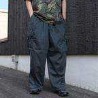 STRIPE BAGGY CARGO PANTS #Charcoal [SU26-B06]
