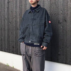 BLACK NEP DENIM TRUCKER JACKET #GREY [CES30JK18]