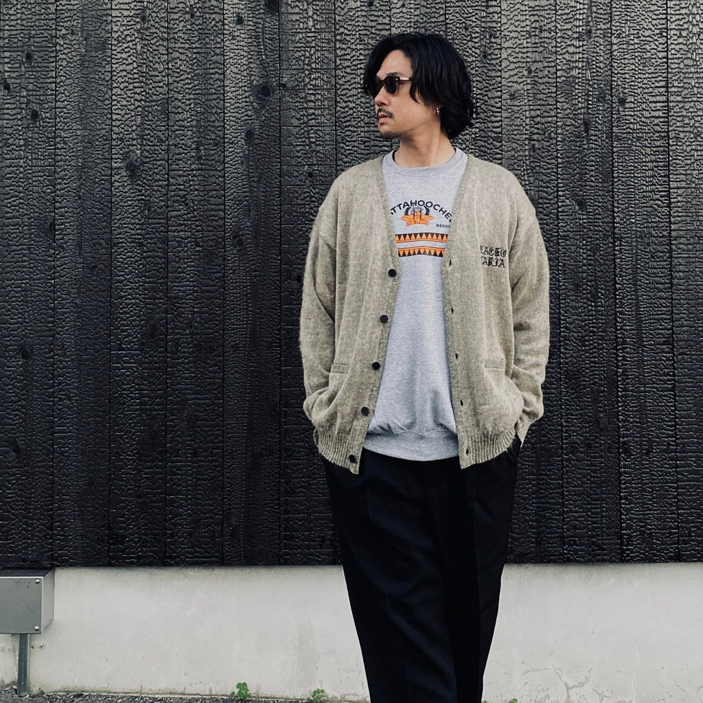 MOHAIR CARDIGAN #IVORY [26FW-WMK-KN09]