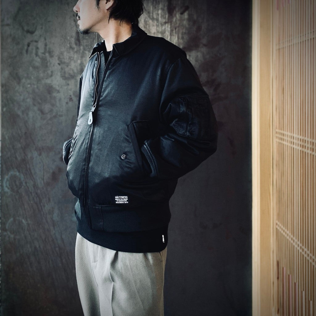 SPIEWAK | CWU-45 FLIGHT JACKET #BLACK [25FW-WMO-SW01] – cocorozashi