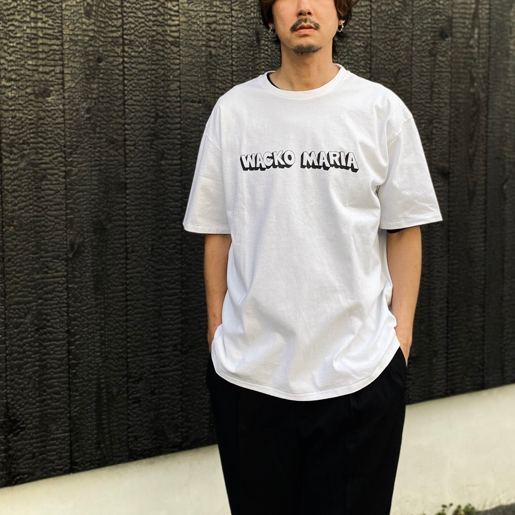 WASHED HEAVY WEIGHT CREW NECK T-SHIRT ( TYPE-3 ) #WHITE [26SS-WMT