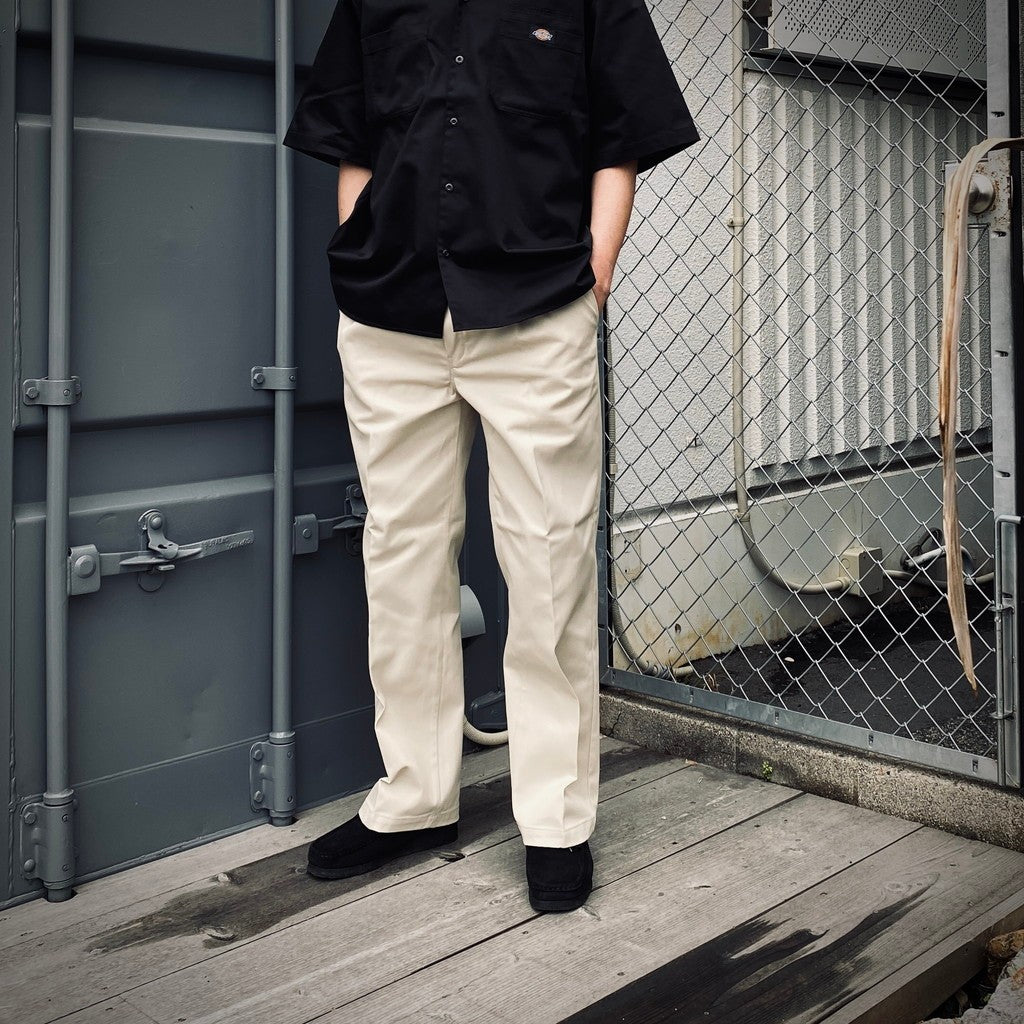 DICKIES | PLEATED TROUSERS #OFFWHITE [25SS-WMP-DC01