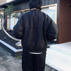BARACUTA | G9 REVERSIBLE HARRINGTON JACKET ( TYPE-1 ) #BLACK [26FW-WMO-BC01]