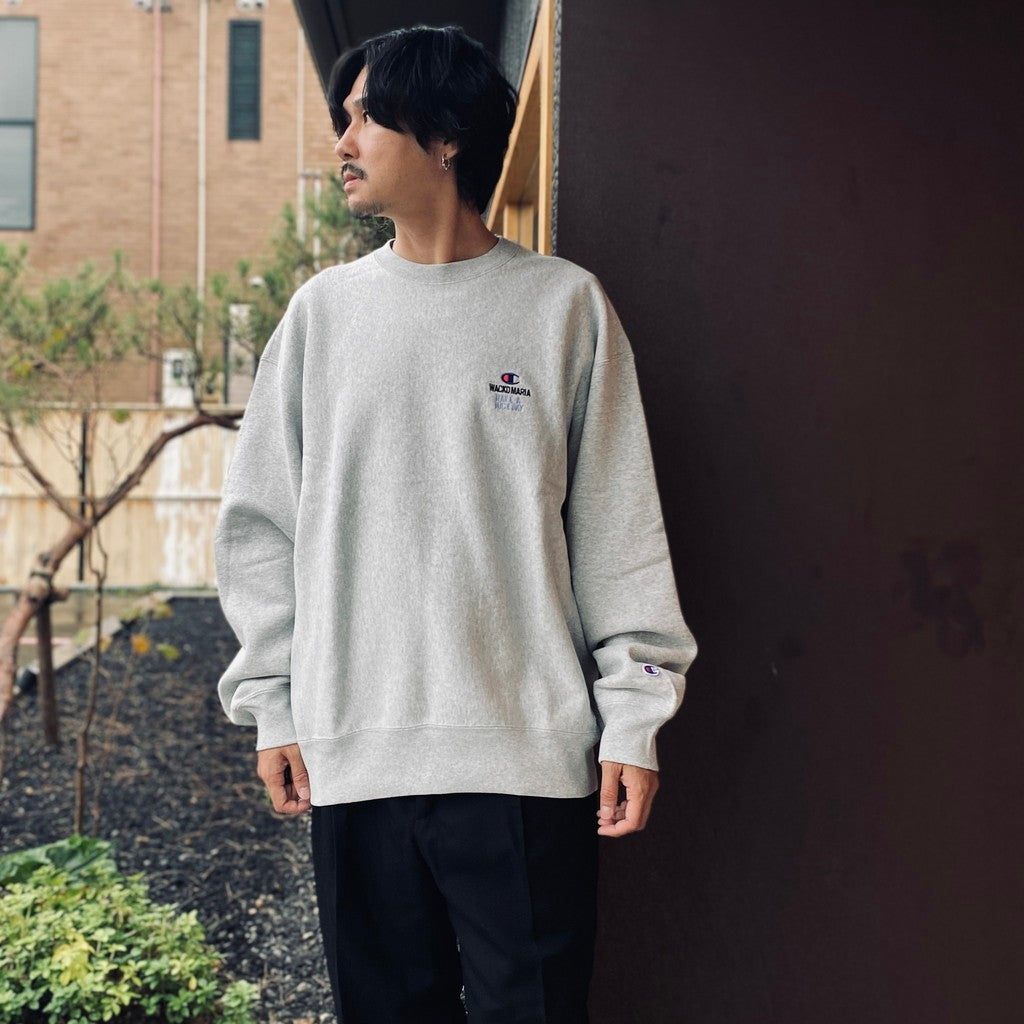 CHAMPION | REVERSE WEAVE CREW NECK SWEAT SHIRT #SILVERGRAY [26FW-WMC-CP04]
