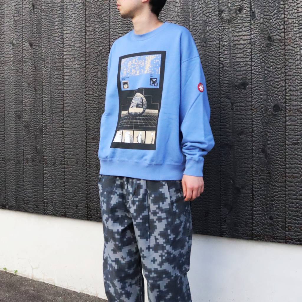 AS SIGgrid CREW NECK #PURPLE [CES30CS02]