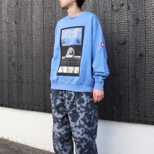 AS SIGgrid CREW NECK #PURPLE [CES30CS02]