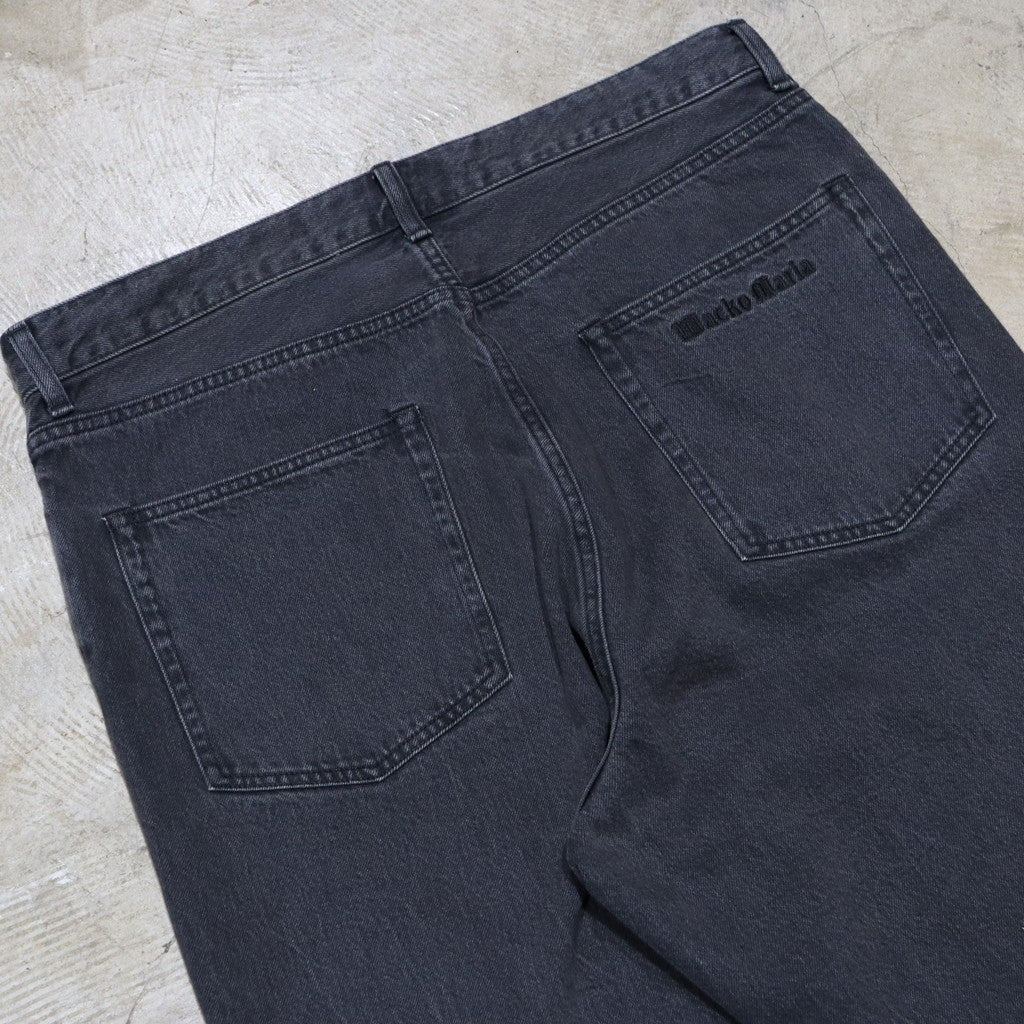 WASHED DENIM PANTS #BLACK [24FW-WMP-PT01]