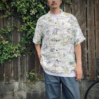 HAWAIIAN SHIRT S/S ( TYPE-2 ) #WHITE [25SS-WMS-HI02]