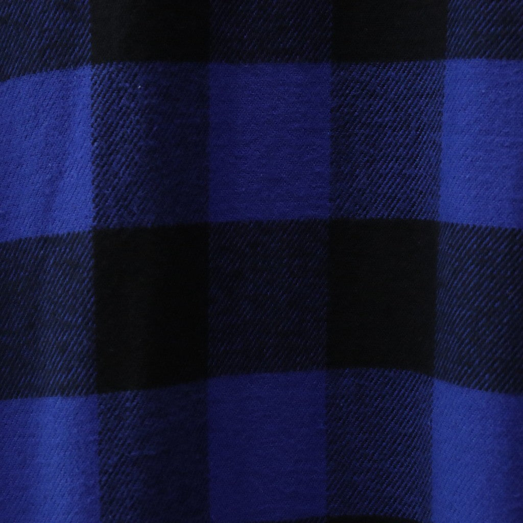 FLANNEL REGULAR COLLAR SHIRT #BLUE [24FW-WMS-RC01]