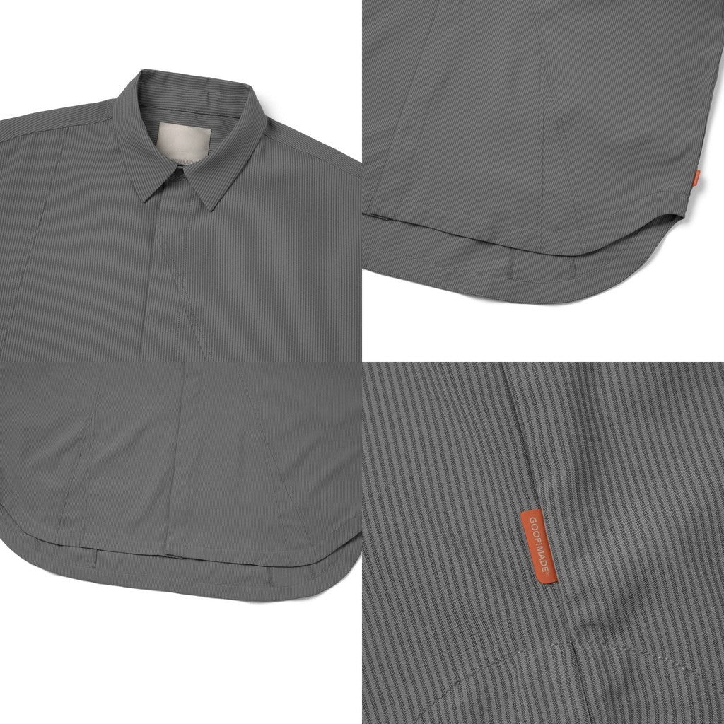 “MA-Z3” Mode Architekt 刺繡襯衫 #IRON [GOOPI-24AW-OCT-01]