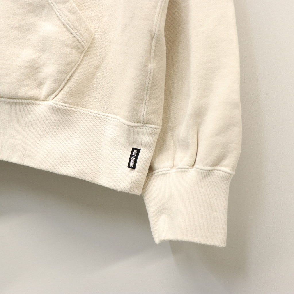WASHED MIDDLE WEIGHT PULLOVER HOODED SWEAT SHIRT #IVORY [26SSE-WMC-SS02]