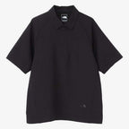 Tranquil S/S Zip Polo Shirt #K / ブラック [NT22660]