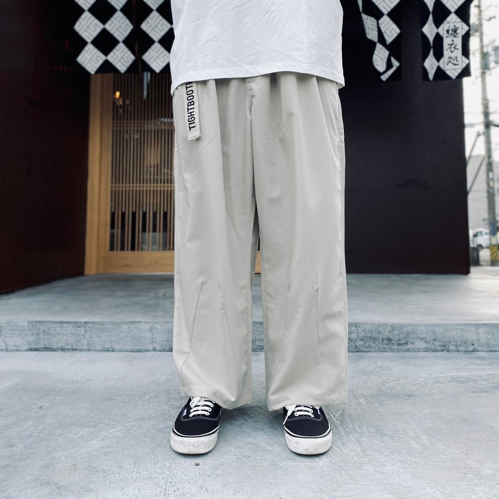 TRO BAGGY SLACKS #Greige [SU26-B09]