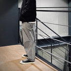 HICKORY PAINTER BALLOON PANTS #Black [SS25-B09]