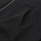 BIO WASHED EASY HOODIE ZIP UP #BLACK [HOD25AWSWEHZU]