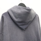 WEATHERED ZIP HOODIE #EGGPLANT [BWU-WZH]