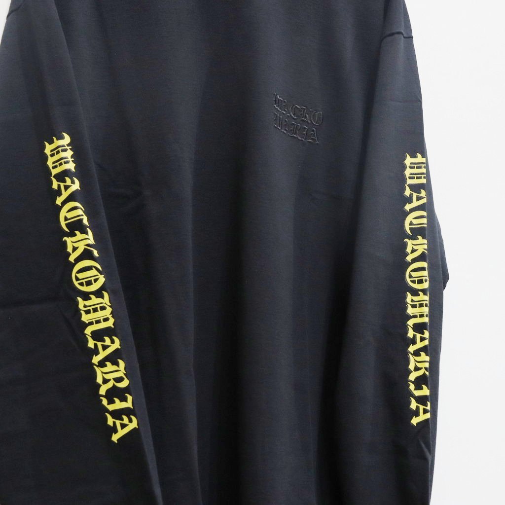 WASHED HEAVY WEIGHT CREW NECK LONG SLEEVE T-SHIRT ( TYPE-4 ) #BLACK [25SS-WMT-LT04]