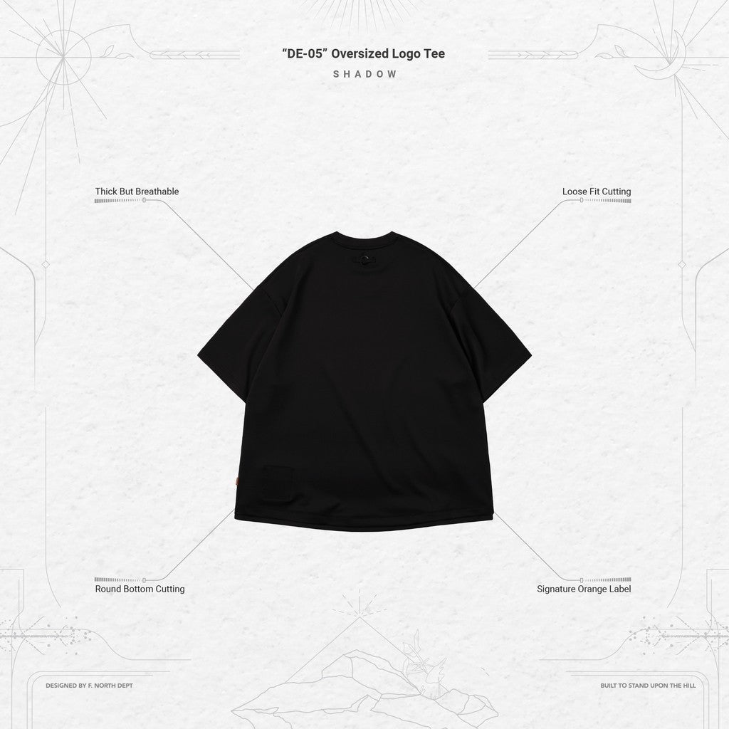 「DE-05」超大Logo T卹 #SHADOW [GOOPI-24SS-AUG-03]