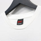 UFC | WASHED HEAVY WEIGHT CREW NECK T-SHIRT ( TYPE-2 ) #WHITE [UFC-WM-WT02]
