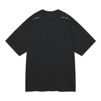 水洗像素火焰 T 卹 #黑色 [CES26T15]