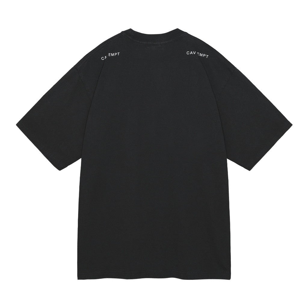 WASHED PIXEL FLAME T #BLACK [CES26T15]